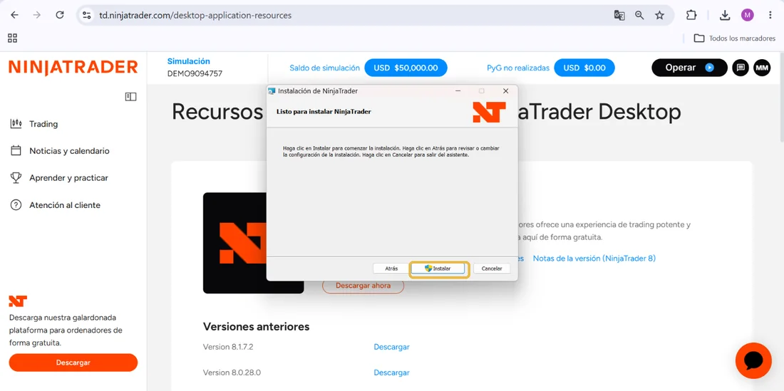 Instalar